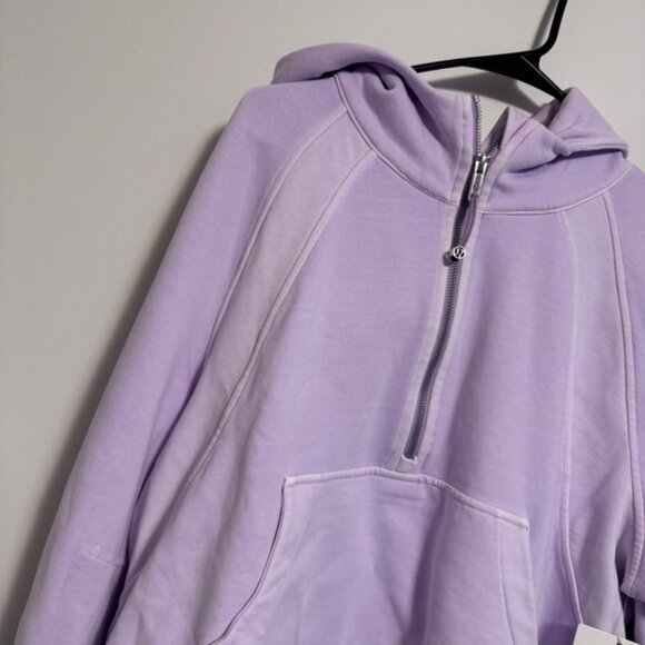 Lululemon Scuba Oversized Half Zip Hoodie Dye     Mineral Dye Purple Cosmos - Picture 2 of 2